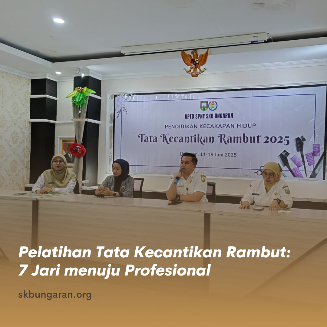 Pelatihan Tata Kecantikan Rambut: 7 Hari menuju Profesional